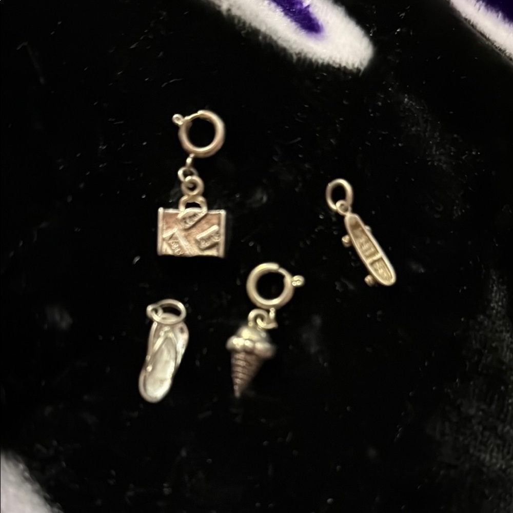 New Charms Choice of Sandal, Suitcase, Skateboard or Ice cream Cone